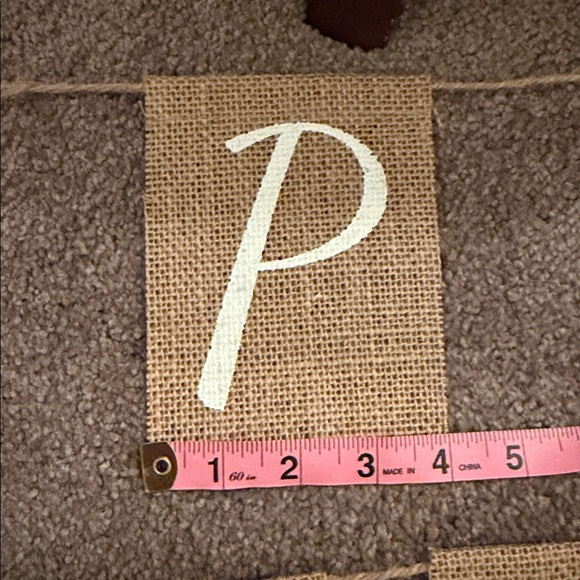 EUC HAPPY THANKSGIVING BURLAP SIGN - Picture 5 of 5